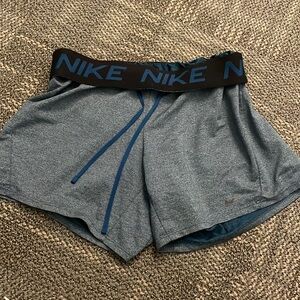 Nike athletic shorts.